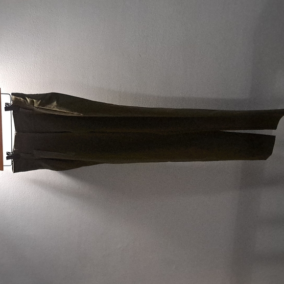 Forever 21 Green Paperbag Style Pants - Picture 1 of 5